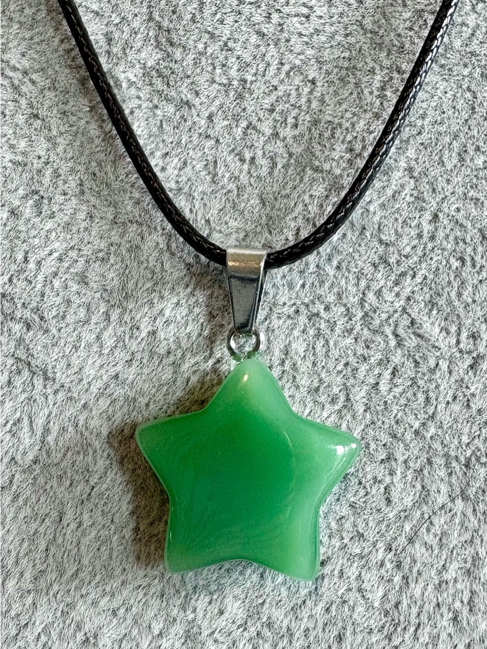 Natural Stone Star Pendants Necklace - Pick Your Color